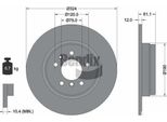 Bendix Braking BDS1840 Disco Freno Oe 1157953 Compatibile Con Serie 7 E38, Serie 8 E31