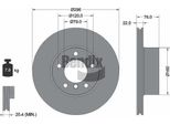 Bendix Braking BDS1227HC Disco Freno Oe 1163013 Compatibile Con Serie 5 E39