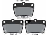 Bendix Braking BPD1478 Set Di Pastiglie Freno, Freno A Disco Oe T113502080 Compatibile Con Rav 4
