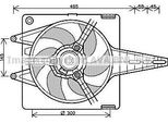 Ava FT7547 Ventola Radiatore Oe 46457133 Compatibile Con Brava, Bravo, Marea, Multipla