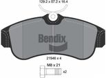 Bendix Braking BPD1809 Set Di Pastiglie Freno, Freno A Disco Oe 410602F025 Compatibile Con Almera, Primera