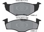 Bendix Braking BPD1150 Set Di Pastiglie Freno, Freno A Disco Oe 6N0698151 Compatibile Con Arosa, Fabia, Fox, Lupo, Polo 6N, Polo 9N, Polo Playa