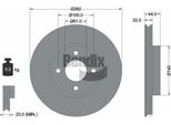 Bendix Braking BDS1165 Disco Freno Oe 402061HA0A Compatibile Con Micra, Note