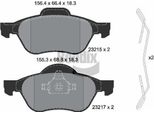 Bendix Braking BPD1304 Set Di Pastiglie Freno, Freno A Disco Oe 410600012R Compatibile Con Laguna, Twingo, Wind