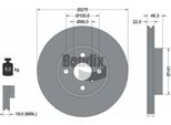 Bendix Braking BDS1527 Disco Freno Oe 435120D080 Compatibile Con Yaris