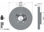 Bendix Braking BDS1417 Disco Freno Oe 517122L500 Compatibile Con Grandeur, I30, Veloster, Ceed, Cerato, Proceed, Soul