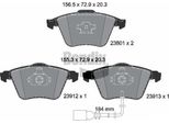 Bendix Braking BPD1561 Set Di Pastiglie Freno, Freno A Disco Oe 1K0698151B Compatibile Con A3 8P, Leon, Superb, Cc, Eos, Golf V, Passat 3C, Passat Cc