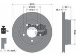 Bendix Braking BDS1242 Disco Freno Oe 1162315 Compatibile Con Serie 3 E36, Serie 3 E46