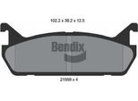 Bendix Braking BPD1811 Set Pastiglie Freno, Freno A Disco Oe 0449287101 Compatibile Con MX-5