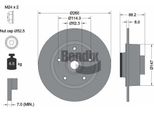 Bendix Braking BDS1117 Disco Freno Oe 432000010R Compatibile Con Clio, Scenic, Megane