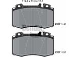 Bendix Braking BPD1398 Set Di Pastiglie Freno, Freno A Disco Oe 0034200520 Compatibile Con Classe M, Classe S, Sl