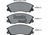Bendix Braking BPD2086 Set Di Pastiglie Freno, Freno A Disco Oe 58101H1A00 Compatibile Con Terracan