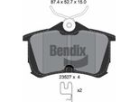 Bendix Braking BPD2003 Set Di Pastiglie Freno, Freno A Disco Oe 43022S1AE02 Compatibile Con Accord