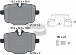Bendix Braking BPD1467 Set Di Pastiglie Freno, Freno A Disco Oe 34212449304 Compatibile Con Serie 5 F10, Serie 5 F11, Serie 6 F12, Serie 6 F13, Serie 6 F06, Serie 6 G32