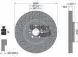 Bendix Braking BDS2285HC Disco Freno Oe 1664210512 Compatibile Con Classe Gl, Gle, Gls, Classe M