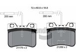 Bendix Braking BPD1761 Set Di Pastiglie Freno, Freno A Disco Oe 425090 Compatibile Con Ax, 106