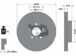 Bendix Braking BDS1050 Disco Freno Oe 4474210512 Compatibile Con Marco Polo, Classe V, Viano, Vito