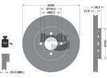 Bendix Braking BDS1891 Disco Freno Oe 535615301 Compatibile Con Cordoba, Ibiza