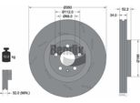 Bendix Braking BDS2207RHC Disco Freno Oe 95B615302 Compatibile Con Macan