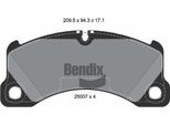 Bendix Braking BPD1502 Set Di Pastiglie Freno, Freno A Disco Oe 9J1698151K Compatibile Con Cayenne, Macan, Panamera, Taycan, Touareg