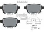 Bendix Braking BPD1394 Set Di Pastiglie Freno, Freno A Disco Oe 68211493AA Compatibile Con 500L