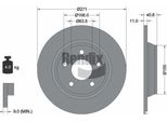 Bendix Braking BDS1590 Disco Freno Oe 2196429 Compatibile Con Focus