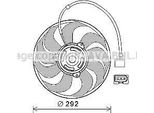 Ava VN7533 Ventola Radiatore Oe 6Q0959455J Compatibile Con Cordoba, Ibiza, Fabia, Fox, Polo 9N