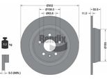 Bendix Braking BDS1080 Disco Freno Oe 1379931 Compatibile Con Focus, Galaxy, Kuga, Mondeo, S-Max, Evoque