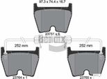 Bendix Braking BPD2033 Set Di Pastiglie Freno, Freno A Disco Oe 3D0698151A Compatibile Con A6 4B, R8, Phaeton