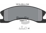 Bendix Braking BPD2091 Set Di Pastiglie Freno, Freno A Disco Oe 05093183AA Compatibile Con Cherokee
