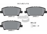 Bendix Braking BPD1336 Set Di Pastiglie Freno, Freno A Disco Oe 45022SMGE00 Compatibile Con Civic