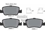 Bendix Braking BPD1183 Set Di Pastiglie Freno, Freno A Disco Oe 0446602170 Compatibile Con Auris, Corolla