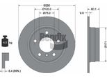 Bendix Braking BDS1639 Disco Freno Oe 1158936 Compatibile Con Serie 3 E36, Serie 3 E46