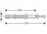 Ava STD043 Essiccatore, Climatizzatore Oe 8X0898191 Compatibile Con A1 8X, Ibiza, Toledo, Fabia, Rapid, Roomster, Polo 6R