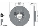 Bendix Braking BDS2255 Disco Freno Oe 1670945780 Compatibile Con C4, Corsa F, Mokka, 208