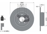Bendix Braking BDS1202 Disco Freno Oe 2044230612 Compatibile Con Classe C, Classe E