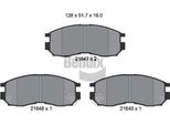 Bendix Braking BPD1824 Set Di Pastiglie Freno, Freno A Disco Oe MR205143 Compatibile Con Sebring, Santamo, Colt, Eclipse, Galant, Lancer, Space Runner, Space Wagon