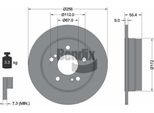 Bendix Braking BDS1647 Disco Freno Oe F3501110 Compatibile Con Classe C, Classe E