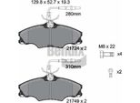 Bendix Braking BPD1840 Set Di Pastiglie Freno, Freno A Disco Oe 425131 Compatibile Con 406