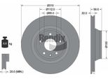Bendix Braking BDS2024 Disco Freno Oe 8J0615601A Compatibile Con Tt