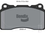 Bendix Braking BPD1960 Set Di Pastiglie Freno, Freno A Disco Oe 22866931 Compatibile Con Gt, Civic, Model S