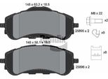 Bendix Braking BPD1072 Set Di Pastiglie Freno, Freno A Disco Oe 1610428780 Compatibile Con Berlingo, Combo, 308, Partner