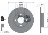 Bendix Braking BDS1365 Disco Freno Oe 811615301 Compatibile Con Cordoba, Ibiza, Polo 6V