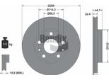 Bendix Braking BDS1240 Disco Freno Oe 402066300R Compatibile Con Duster, Megane