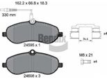 Bendix Braking BPD1068 Set Di Pastiglie Freno, Freno A Disco Oe 1617279580 Compatibile Con Jumpy, Scudo, Expert, Proace