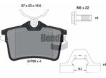 Bendix Braking BPD1031 Set Di Pastiglie Freno, Freno A Disco Oe 1608520480 Compatibile Con Berlingo, 308, Partner