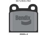 Bendix Braking BPD1674 Set Di Pastiglie Freno, Freno A Disco Oe 0060712608 Compatibile Con Spider, Kaefer