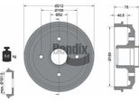 Bendix Braking BDM1033 Tamburo Freno Oe 424734 Compatibile Con Saxo, 106