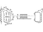 Ava RT3638 Radiatore Olio Motore Oe 6221800011 Compatibile Con Talento, Vito, Qashqai, X-Trail, Vivaro, Espace, Fluence, Scenic, Kadjar, Koleos, Megane, Talisman