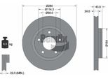Bendix Braking BDS1118HC Disco Freno Oe 402061KA1A Compatibile Con Juke, Pulsar